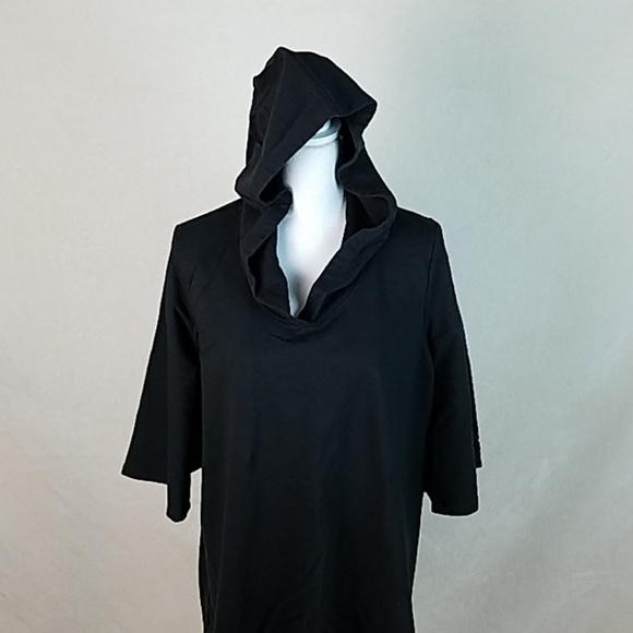 Bell sleeve hooded sweatshirt - Picture 2 of 6